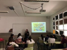 CHARLA "CONOCE AFOL" EN EL IES TINAJO