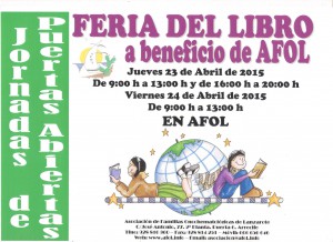 Jornadas de Puertas Abiertas y Feria del Libro en AFOL